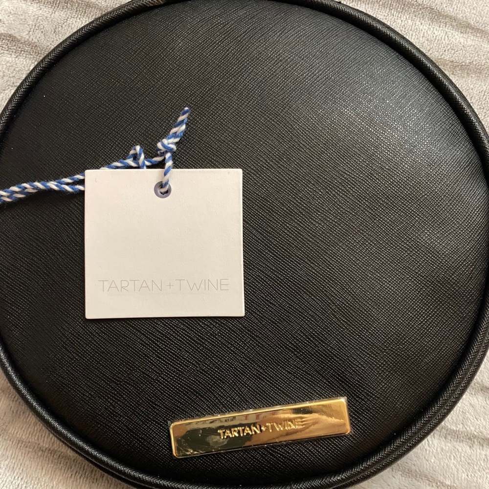 Tartan and Twine make up bag -New